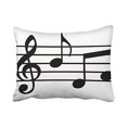 thumbnail image 1 of WinHome Decorative Music Notes Print Custom Zippered Pillow Cushion Case Throw Pillow Covers Size 20x30 inches Two Side, 1 of 1