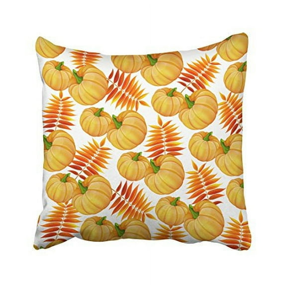 WinHome Decorative Pillowcases Autumn Harvest Pumpkin Throw Pillow Covers Cases Cushion Cover Case Sofa 20x20 Inches Two Side