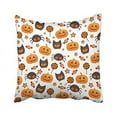 thumbnail image 1 of WinHome Decorative Pillowcases Cute Halloween Pattern Illustration Throw Pillow Covers Cases Cushion Cover Case Sofa 20x20 Inches Two Side, 1 of 1