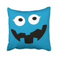 thumbnail image 1 of WinHome Decorative Pillowcases Cute Monster Kids Throw Pillow Covers Cases Cushion Cover Case With Monogram Blue Sofa 18x18 Inches Two Side, 1 of 1