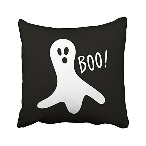 WinHome Decorative Pillowcases Halloween Ghost And Witch Throw Pillow Covers Cases Cushion Cover Case Sofa 18x18 Inches Two Side