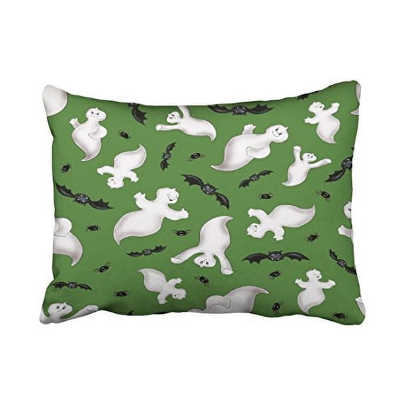 WinHome Decorative Pillowcases Halloween Magic Throw Pillow Covers Cases Cushion Cover Case Sofa 20x30 Inches Two Side