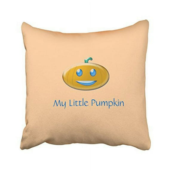 WinHome Decorative Pillowcases My Little Pumpkin Throw Pillow Covers Cases Cushion Cover Case Sofa 20x20 Inches Two Side