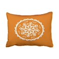 thumbnail image 1 of WinHome Decorative Pillowcases Pumpkin Pie Mandala Outdoor Throw Pillow Covers Cases Cushion Cover Case Sofa 20x30 Inches Two Side, 1 of 1