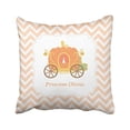 thumbnail image 1 of WinHome Decorative Pillowcases Pumpkin Princess Carriage Girls Room Decor Throw Pillow Covers Cases Cushion Cover Case Sofa 18x18 Inches Two Side, 1 of 1