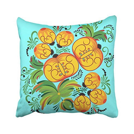 WinHome Decorative Pillowcases Pumpkins Throw Pillow Covers Cases Cushion Cover Case Sofa 20x20 Inches Two Side