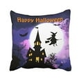 thumbnail image 1 of WinHome Decorative Pillowcases Scary Haunted House With Witch Happy Halloween Throw Pillow Covers Cases Cushion Cover Case Sofa 18x18 Inches Two Side, 1 of 1