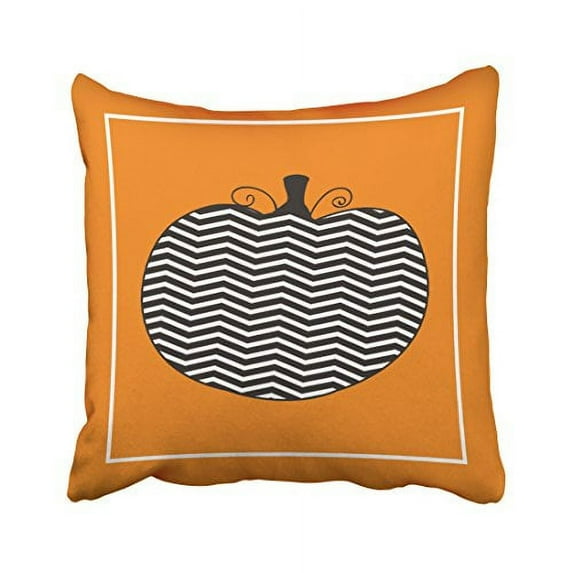 WinHome Decorative Pillowcases Trendy Pumpkin Throw Pillow Covers Cases Cushion Cover Case Sofa 20x20 Inches Two Side