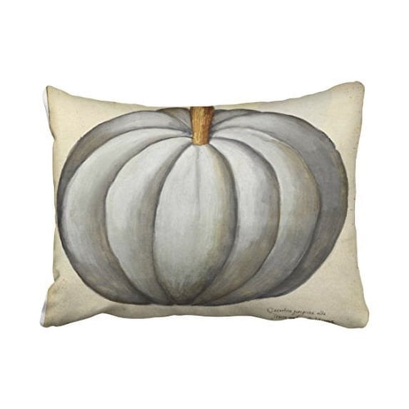 WinHome Decorative Pillowcases Vintage Pumpkin Throw Pillow Covers Cases Cushion Cover Case Sofa 20x30 Inches Two Side