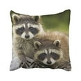 thumbnail image 1 of WinHome Decorative Pretty Raccoon Gift Throw Soft Pillowcases Decorative Best Birthday Gift Pillowcase Art Design Pillow Cover Pattern Personalized Custom Pillowcases Size 18x18 inches, 1 of 1