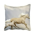 thumbnail image 1 of WinHome Decorative Unique Running Horse Custom Zippered Pillow Case Size 20x20 inches Two Side, 1 of 1