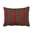 thumbnail image 1 of WinHome Decorative Yummy Bears Personalized Polyester Pillowcases Stewart Tartan Plaid Pillow Cover Size 20x30 inches Two Side, 1 of 1