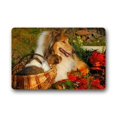 thumbnail image 1 of WinHome Dog Mother with her sons Doormat Floor Mats Rugs Outdoors/Indoor Doormat Size 23.6x15.7 inches, 1 of 1