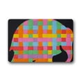 thumbnail image 1 of WinHome Elepahnt Doormat Floor Mats Rugs Outdoors/Indoor Doormat Size 23.6x15.7 inches, 1 of 1