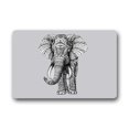 thumbnail image 1 of WinHome Elephant Art On Aztec Tain Resistant Color Doormat Floor Mats Rugs Outdoors/Indoor Doormat Size 30x18 inches, 1 of 1
