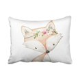 thumbnail image 1 of WinHome Fashion Elegant Classic Flower Watercolor Antique Blue Stripe Polyester 20 x 30 Inch Rectangle Throw Pillow Covers With Hidden Zipper Home Sofa Cushion Decorative Pillowcases, 1 of 1
