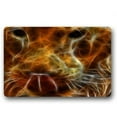 thumbnail image 1 of WinHome Fire Lion Doormat Floor Mats Rugs Outdoors/Indoor Doormat Size 23.6x15.7 inches, 1 of 1