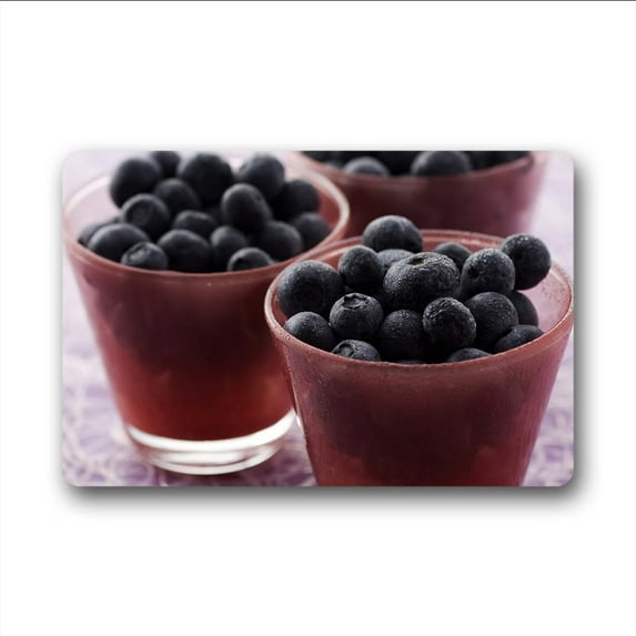 WinHome Fruit Grapes Doormat Floor Mats Rugs Outdoors/Indoor Doormat Size 23.6x15.7 inches