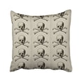 thumbnail image 1 of WinHome Fun Happy Halloween Skull Throw Pillow Covers Cushion Cover Case 18x18 Inches Pillowcases Two Side, 1 of 1