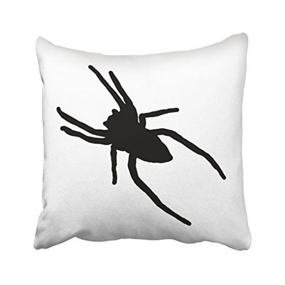 WinHome Fun Happy Halloween Spider Throw Pillow Covers Cushion Cover Case 20x20 Inches Pillowcases Two Side