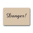 thumbnail image 1 of WinHome Funny Danger Pattern Doormat Floor Mats Rugs Outdoors/Indoor Doormat Size 23.6x15.7 inches, 1 of 1