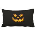 thumbnail image 1 of WinHome Funny Vintage Halloween Orange Pumpkin Lightning Pattern Personalized Black Polyester 20 x 30 Inch Rectangle Throw Pillow Covers With Hidden Zipper Home Sofa Cushion Decorative Pillowcases, 1 of 1