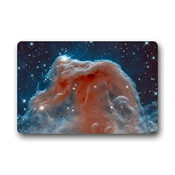 WinHome Galaxy Nebula Space Starry Star Sky Night Doormat Floor Mats Rugs Outdoors/Indoor Doormat Size 23.6x15.7 inches
