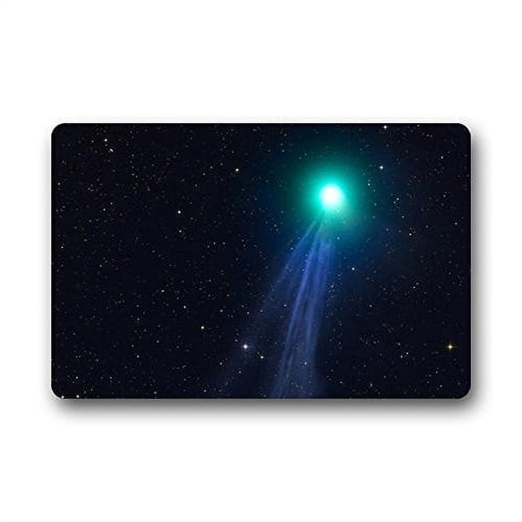 WinHome Galaxy Space Starry Star Sky Night Doormat Floor Mats Rugs Outdoors/Indoor Doormat Size 23.6x15.7 inches