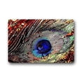 thumbnail image 1 of WinHome Gorgeous Peacock Feathers Doormat Floor Mats Rugs Outdoors/Indoor Doormat Size 23.6x15.7 inches, 1 of 1