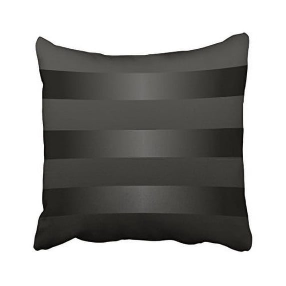 WinHome Decorative Pillowcases Halloween Black Gray Stripes Pattern Throw Pillow Covers Cases Cushion Cover Case Sofa 18x18 Inches Two Side