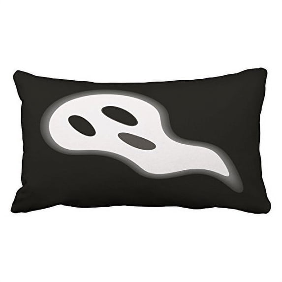 WinHome Halloween Ghost Pillows Cushion Cover Case 20X30 Inches Pillowcases Two Side