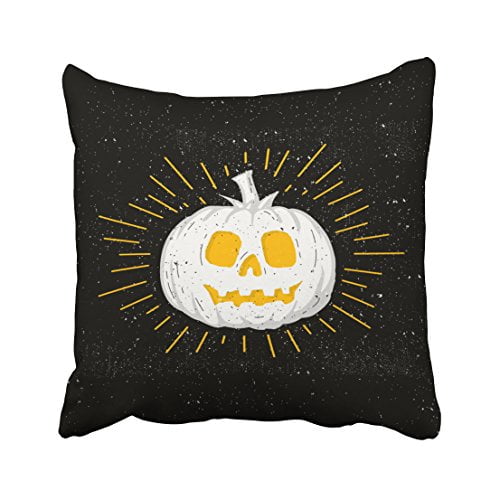 WinHome Decorative Pillowcases Halloween Lantern Throw Pillow Covers Cases Cushion Cover Case Sofa 18x18 Inches Two Side