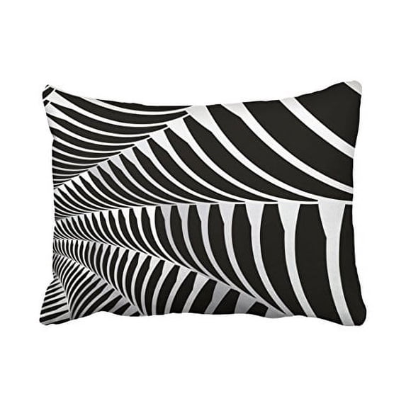 WinHome Decorative Pillowcases Halloween Spider Web Throw Pillow Covers Cases Cushion Cover Case Sofa 20x30 Inches Two Side