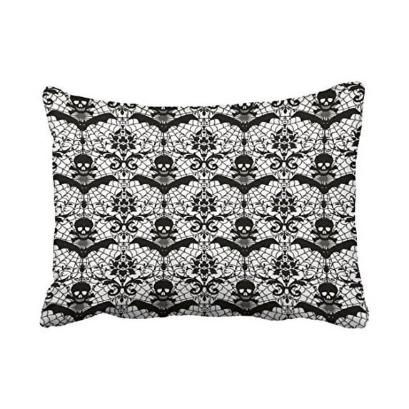 WinHome Halloween Throw Pillow Covers Cushion Cover Case 20X30 Inches Pillowcases Two Side