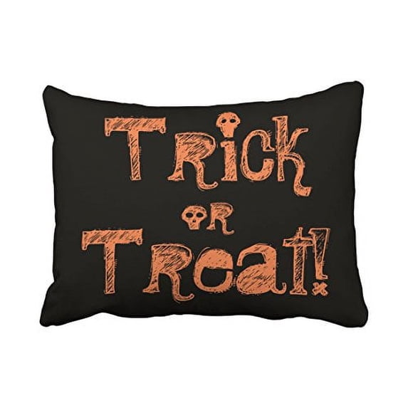 WinHome Halloween Throw Pillow Covers Cushion Cover Case 20X30 Inches Pillowcases Two Side