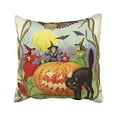 thumbnail image 1 of WinHome Decorative Pillowcases Witches Dancing Around Lantern Throw Pillow Covers Cases Cushion Cover Case Sofa 18x18 Inches Two Side, 1 of 1