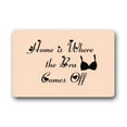 thumbnail image 1 of WinHome Home is Where the Bra Comes Off Doormat Floor Mats Rugs Outdoors/Indoor Doormat Size 23.6x15.7 inches, 1 of 1