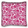 thumbnail image 1 of WinHome Hot Pink And White Floral Pattern Flower Design Home Square Throw Pillow Case Cases Cover Cushion Covers Sofa Size 18x18 Inches Two Side, 1 of 1