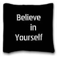 thumbnail image 1 of WinHome Inspirational Believe In Yourself Meaningful Quotes Throw Pillow Case Cases Cover Cushion Covers With Sayings Square Sofa Size 18x18 Inches Two Side, 1 of 1