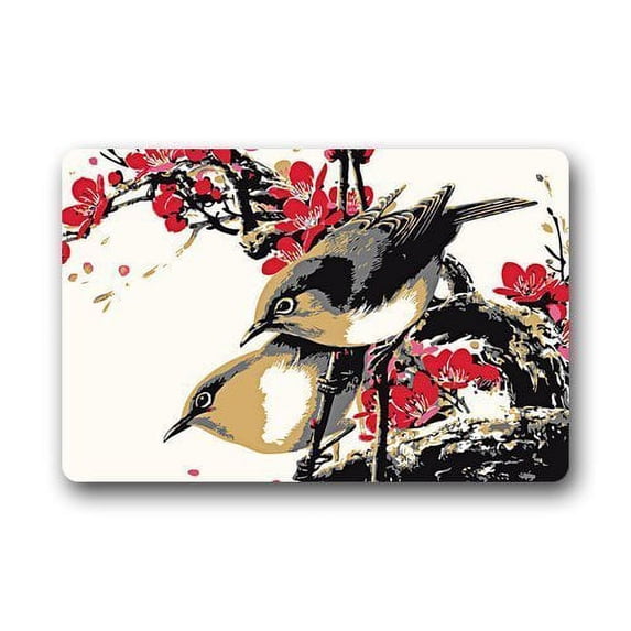 WinHome Lovely Animals Kiwi Bird Doormat Floor Mats Rugs Outdoors/Indoor Doormat Size 23.6x15.7 inches