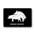 thumbnail image 1 of WinHome Making Bacon Doormat Floor Mats Rugs Outdoors/Indoor Doormat Size 23.6x15.7 inches, 1 of 1