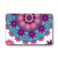 thumbnail image 1 of WinHome Mandala Floral Pattern Doormat Floor Mats Rugs Outdoors/Indoor Doormat Size 23.6x15.7 inches, 1 of 1
