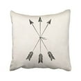 thumbnail image 1 of WinHome Minimalist Three Arrows Pattern Decorative Pillowcases With Hidden Zipper Decor Cushion Covers Two Sides 20x20 inches, 1 of 1