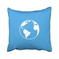 thumbnail image 1 of WinHome Minimalist White Earth And Blue Background Decorative Pillowcases With Hidden Zipper Decor Cushion Covers Two Sides 20x20 inches, 1 of 1