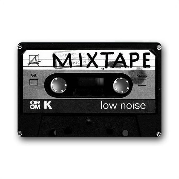WinHome Mixtape Cassette Doormat Floor Mats Rugs Outdoors/Indoor Doormat Size 23.6x15.7 inches