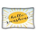 thumbnail image 1 of WinHome Modern Hello Sunshine Decorative Rectangular Pillow Case Size 20x30 inches Two Sided Print, 1 of 1