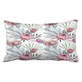 thumbnail image 1 of WinHome Modern Tropical White Popular Polyester 20 x 30 Inch Rectangle Throw Pillow Covers With Hidden Zipper Home Sofa Cushion Decorative Pillowcases, 1 of 1