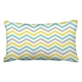 thumbnail image 1 of WinHome Modern Vintage White Bule And Gray Yellow Chevron Simple Zigzag Pattern Polyester 20 x 30 Inch Rectangle Throw Pillow Covers With Hidden Zipper Home Sofa Cushion Decorative Pillowcases, 1 of 1