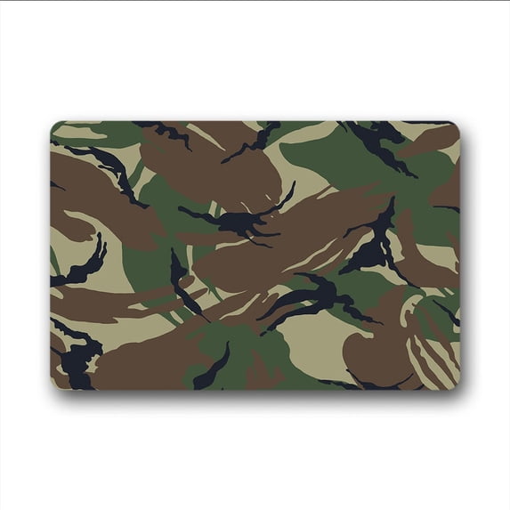 WinHome Natural Plant Camouflage Doormat Floor Mats Rugs Outdoors/Indoor Doormat Size 23.6x15.7 inches