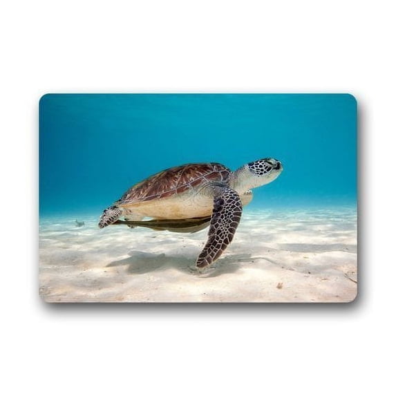 WinHome Nautical Anchor Doormat Floor Mats Rugs Outdoors/Indoor Doormat Size 23.6x15.7 inches